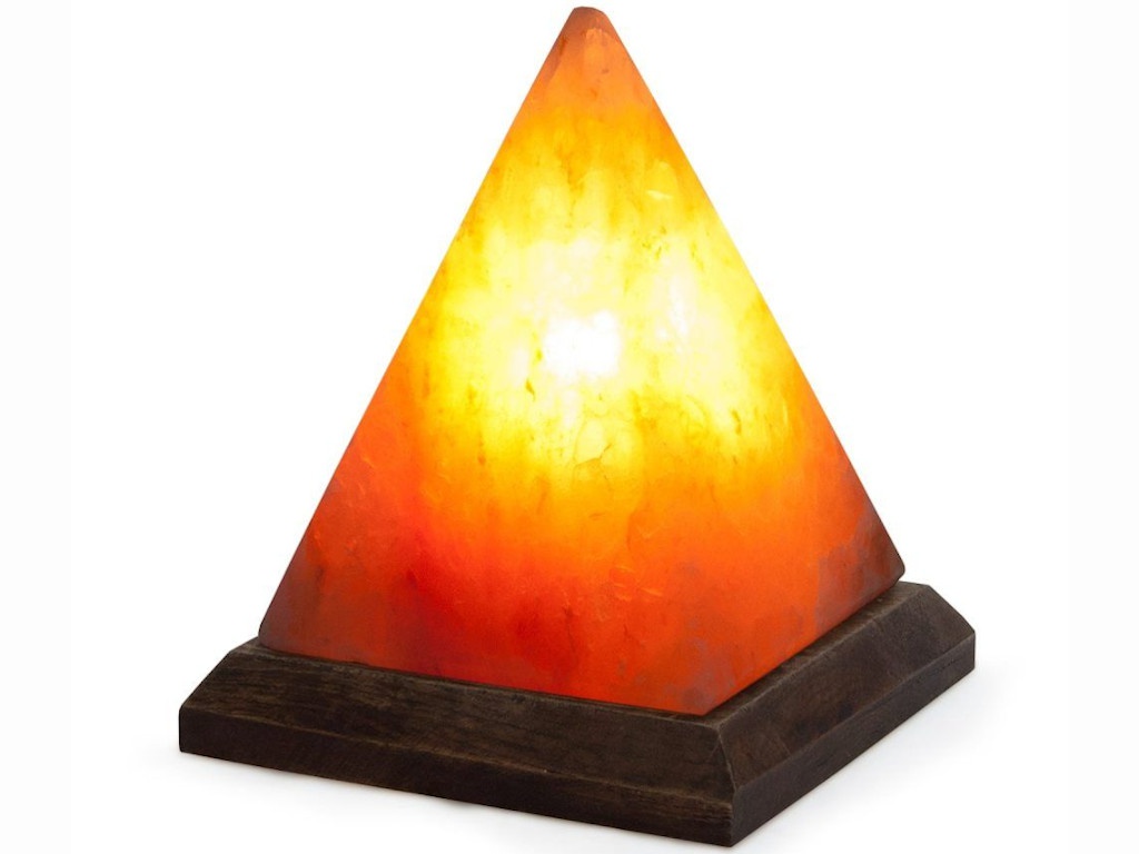 фото Солевая лампа stay gold пирамида большая с диммером