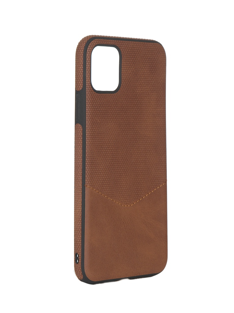 

Чехол LuxCase для APPLE iPhone 11 Pro Max Экокожа+TPU со строчкой Brown 67005, APPLE iPhone 11 Pro Max