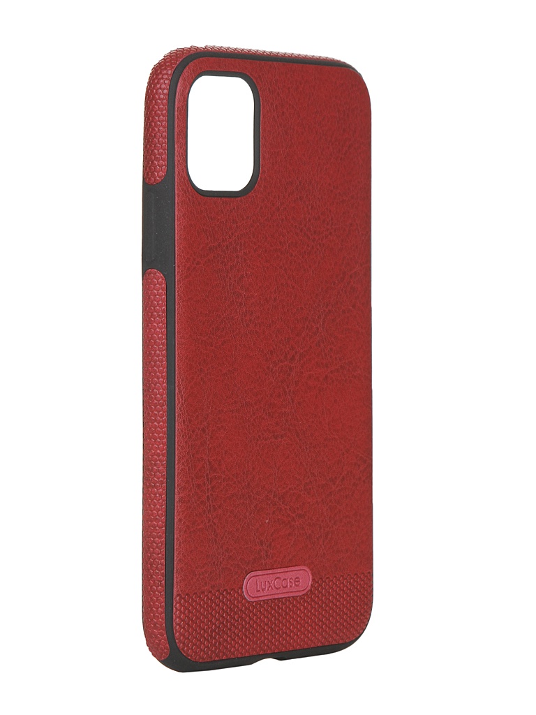 

Чехол LuxCase для APPLE iPhone 11 Экокожа+TPU Red 67502, APPLE iPhone 11