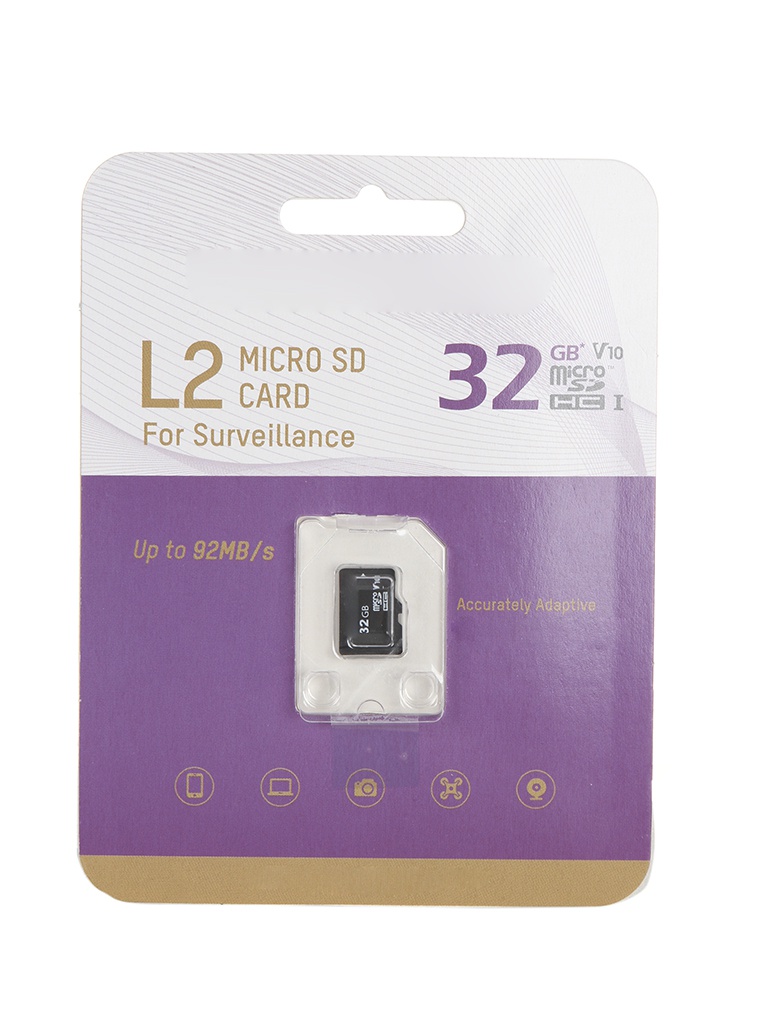 

Карта памяти 32Gb - HikVision L2 Micro Secure Digital HC Class 10 UHS-I V10 HS-TF-L2/32G, L2