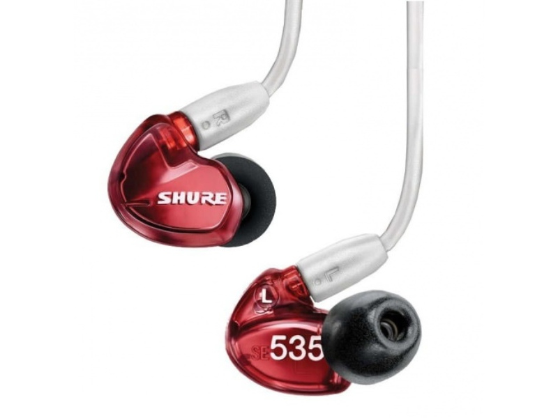 фото Наушники shure se535-v+uni-efs shining red