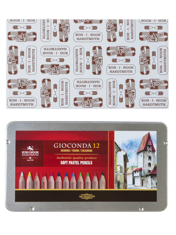 

Пастельные карандаши Koh-i-Noor Gioconda 12 цветов 8827012005PL, 8827012005PL