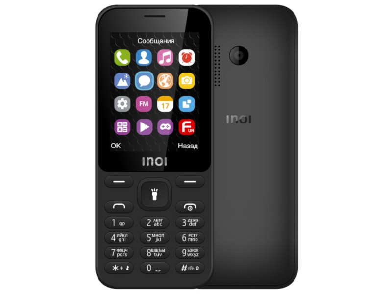 Сотовый телефон Inoi 241 Black цена и фото