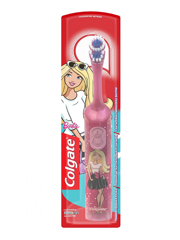 фото Зубная электрощетка colgate smiles barbie cn07552a pink