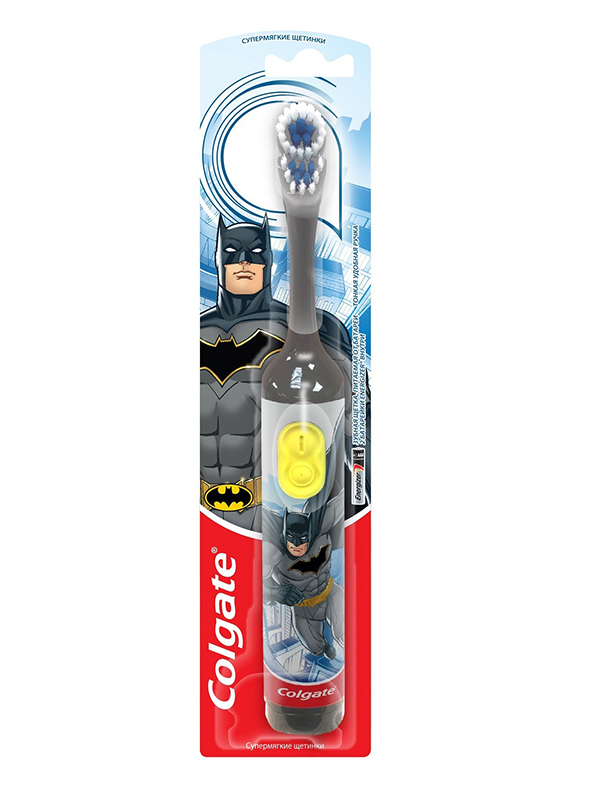 фото Зубная электрощетка colgate smiles batman cn07552a grey