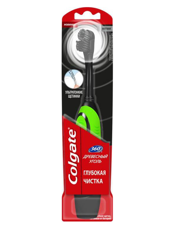 фото Зубная электрощетка colgate 360 cn07553a green