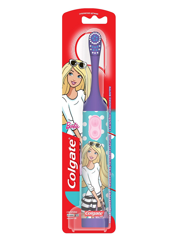 фото Зубная электрощетка colgate smiles barbie cn07552a purple