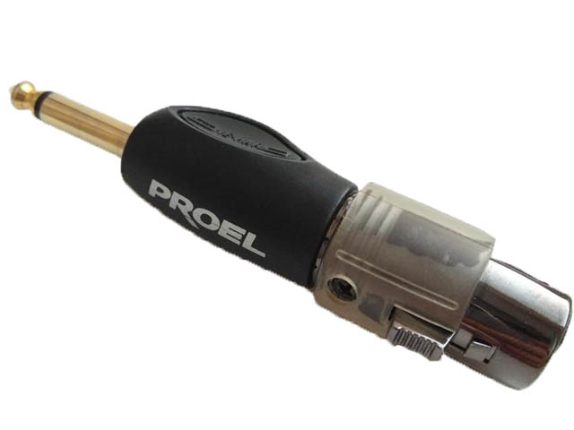 фото Переходник proel xlr3/m - 6.3mm mono jack dhma290