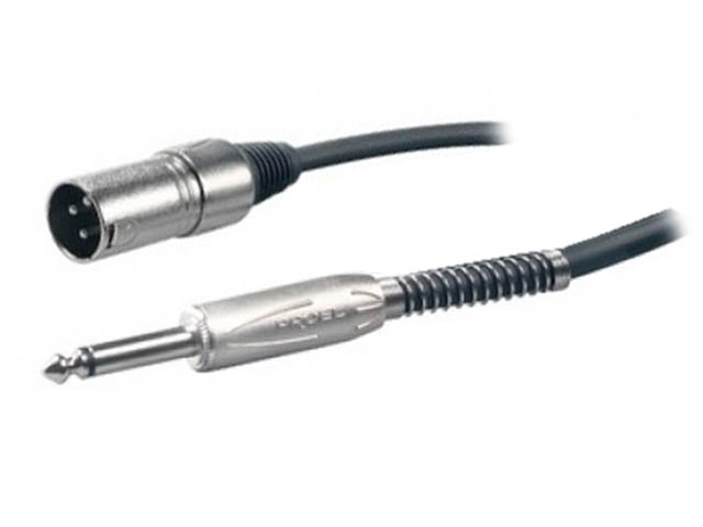 Шнур Proel 6.3mm Mono Jack - XLR/F 3m BULK220LU3 кабель jack 6 35 mono xlr 3pin f 3m черный