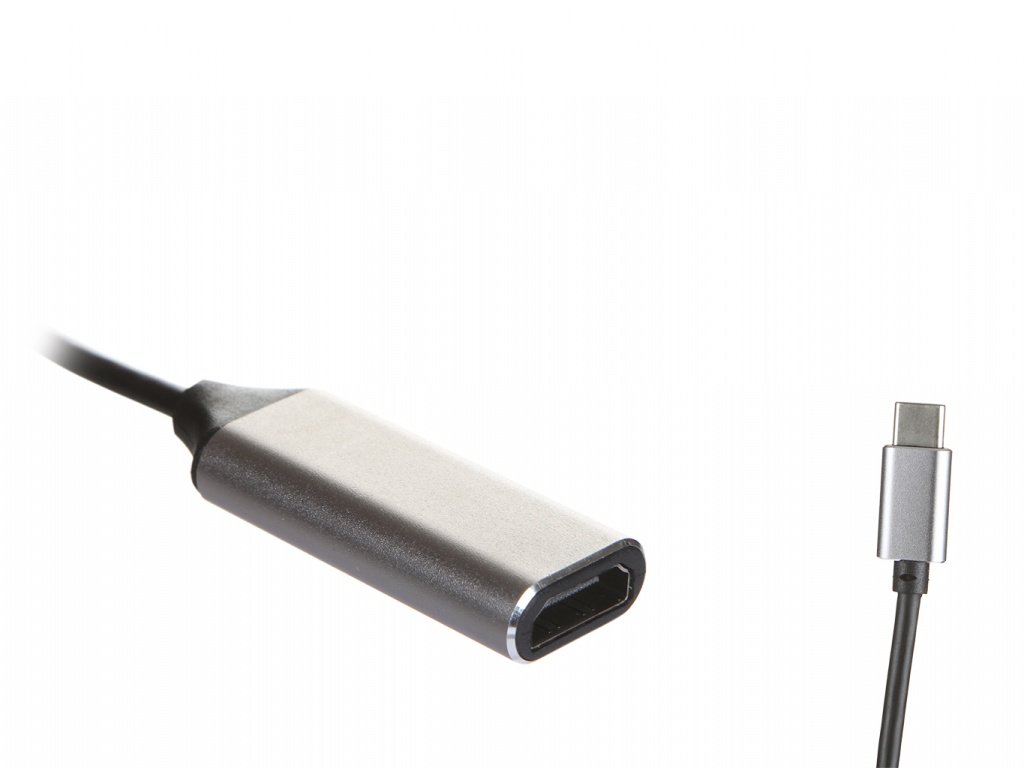 Цифровой конвертер Red Line Type-C - HDMI Grey УТ000019044 цифровой конвертер espada usb 3 0 to hdmi eu3hdmi