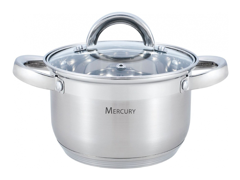 

Кастрюля Mercury 22cm 5.1L MC-6303, MC-6303