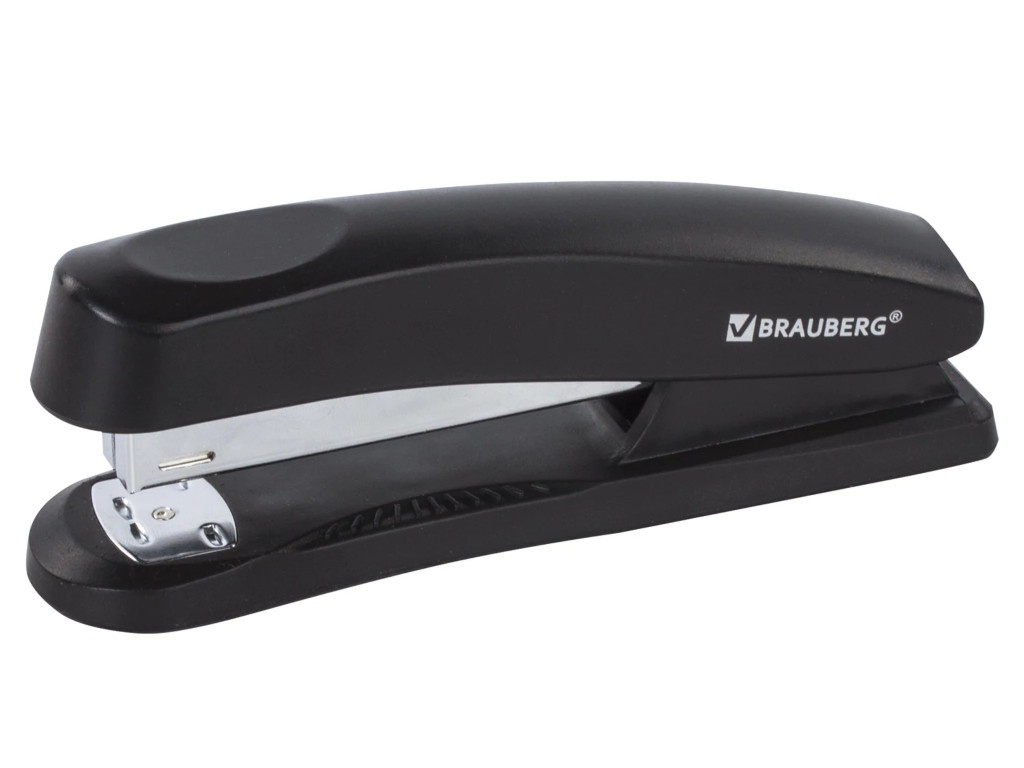 

Степлер Brauberg Standard+ №24/6 26/6 до 30 листов Black 228606, Standard+