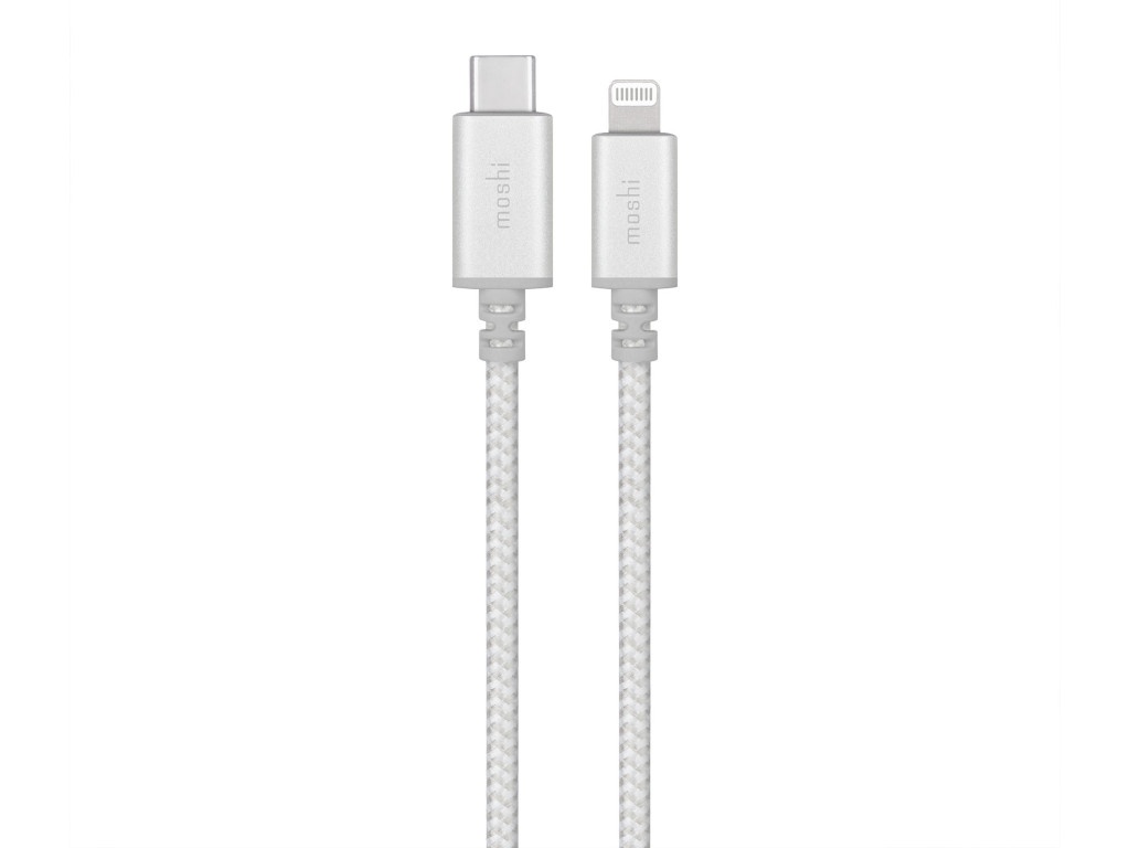 фото Аксессуар moshi integra usb type-c - lightning 1.2m silver 99mo084105