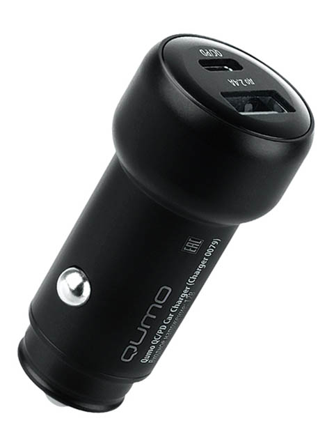 фото Зарядное устройство qumo pd type-c charger 0080 black