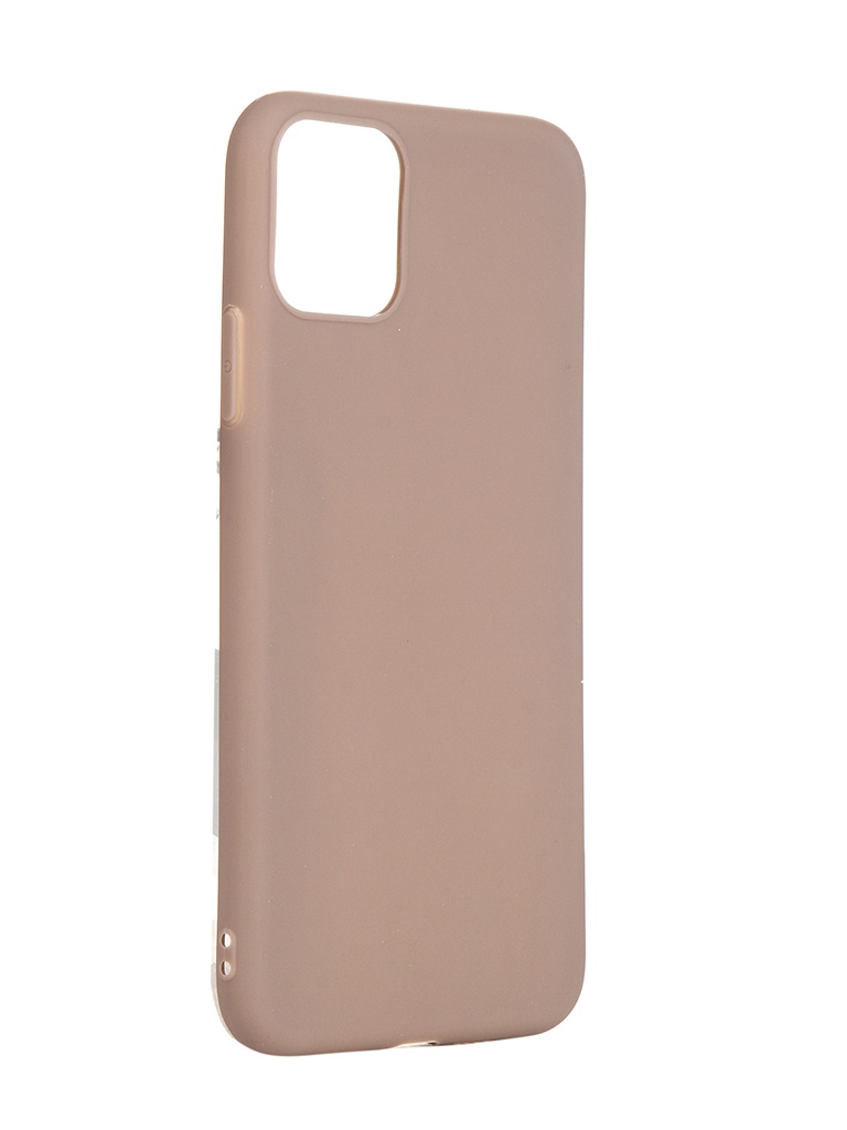 фото Чехол brosco для apple iphone 11 pro max matte beige ip11pm-colourful-brown