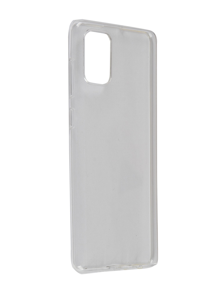 фото Чехол brosco для samsung galaxy a71 silicone transparent ss-a71-tpu-transparent