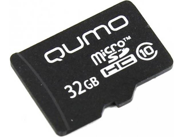 фото Карта памяти 32gb - qumo microsdhc securedigital class 10 qm32gmicsdhc10na