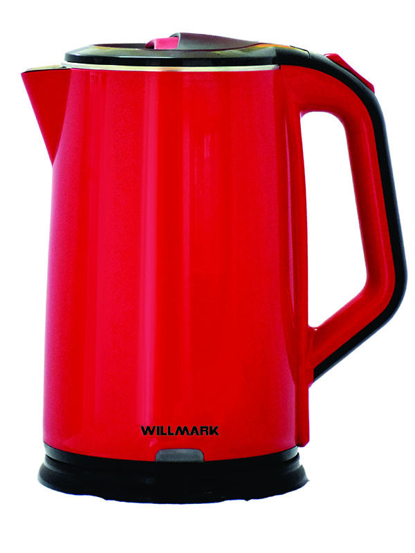 фото Чайник willmark wek-2012ps red-black