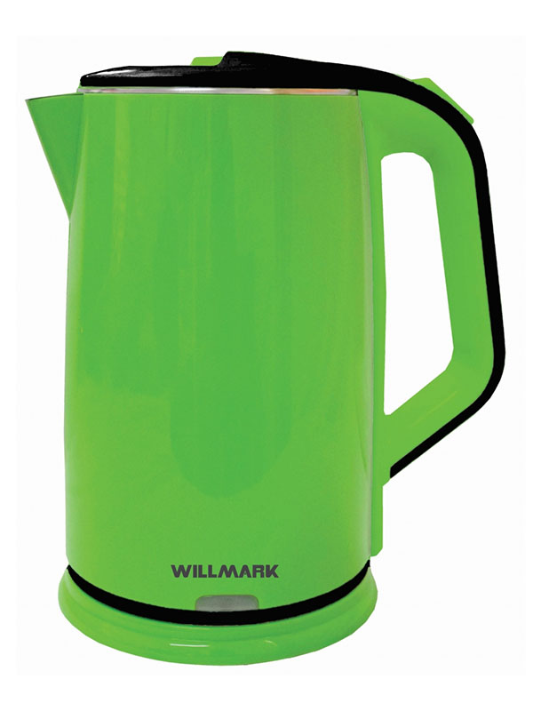 фото Чайник willmark wek-2012ps green-black