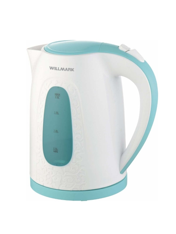 фото Чайник willmark wek-2009p white-light blue