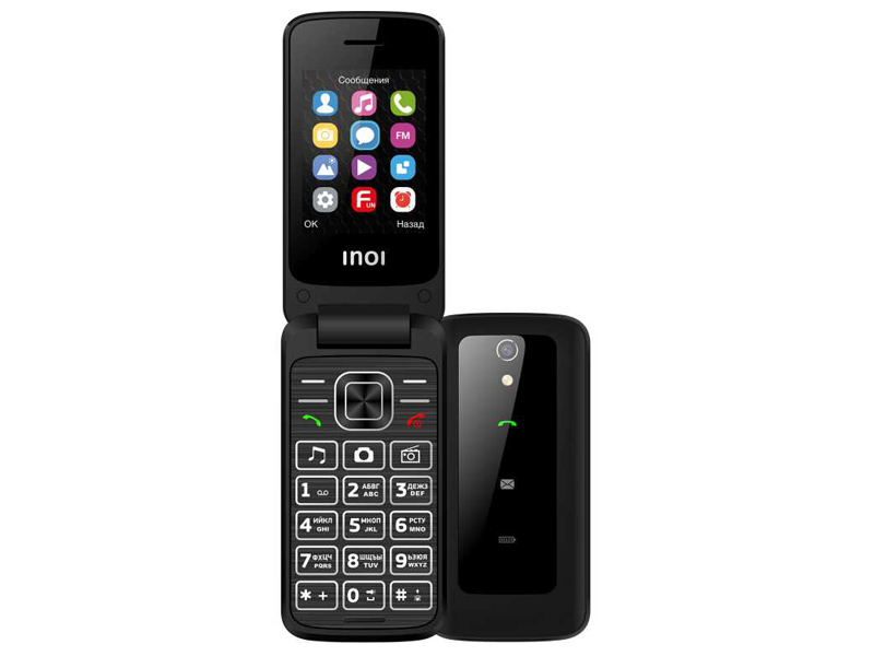 Сотовый телефон INOI 245R Black телефон inoi 245r 2 sim красный
