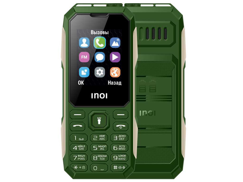 Сотовый телефон Inoi 106Z Khaki сотовый телефон inoi 118b blue
