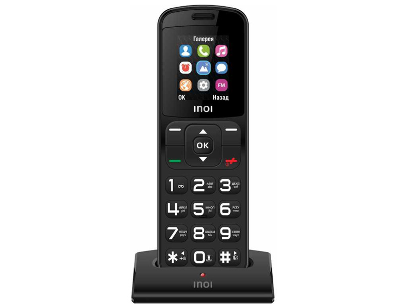 Сотовый телефон INOI 104 Black сотовый телефон inoi 109 black