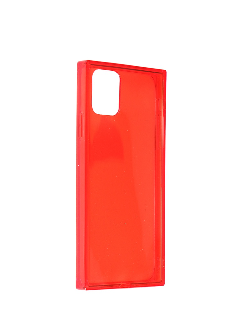 фото Чехол brosco для apple iphone 11 ice cube silicone red ip11-ice-tpu-red