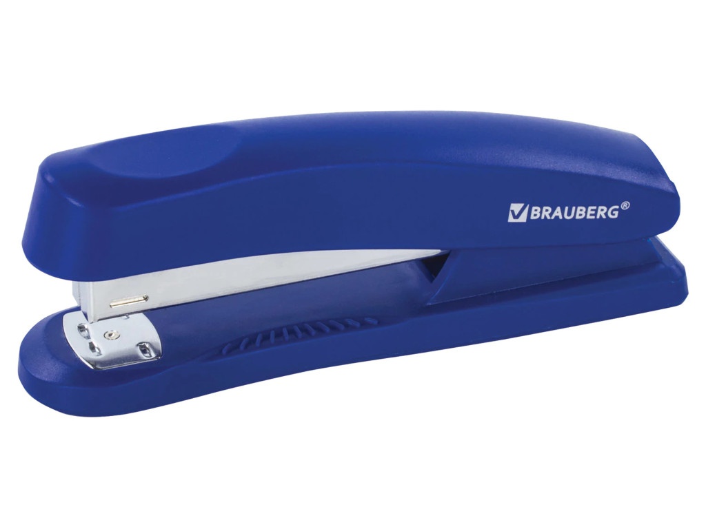 

Степлер Brauberg Standard+ №24/6 26/6 до 30 листов Blue 228607, Standard+ №24/6 26/6 до 30 листов