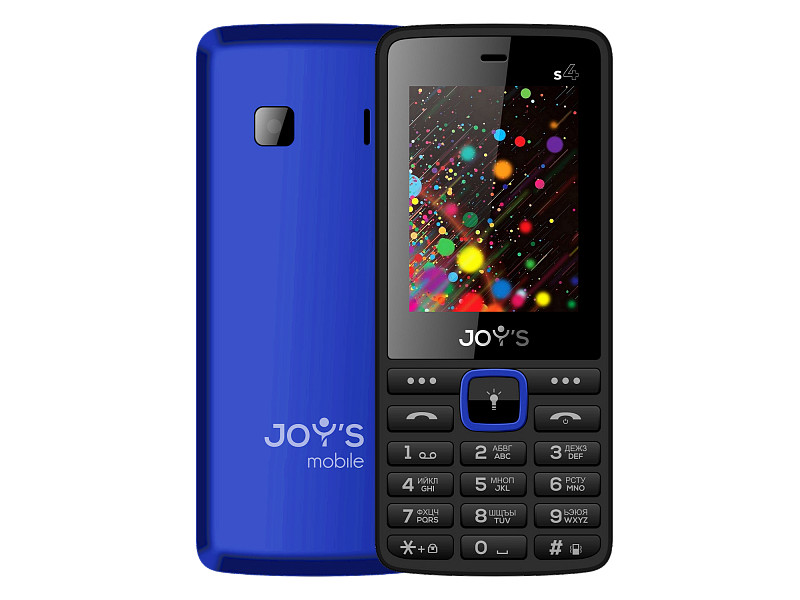 фото Сотовый телефон joys s4 ds blue