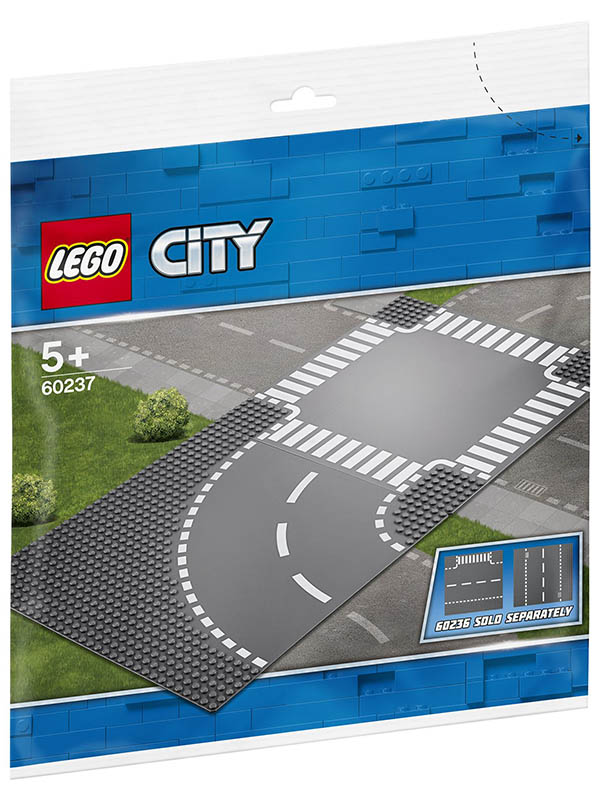 

Конструктор Lego City Поворот и перекрёсток 60237, Поворот и перекрёсток