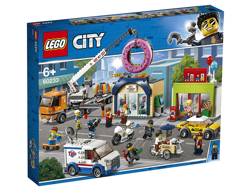 

Конструктор Lego City Открытие магазина по продаже пончиков 60233, Открытие магазина по продаже пончиков
