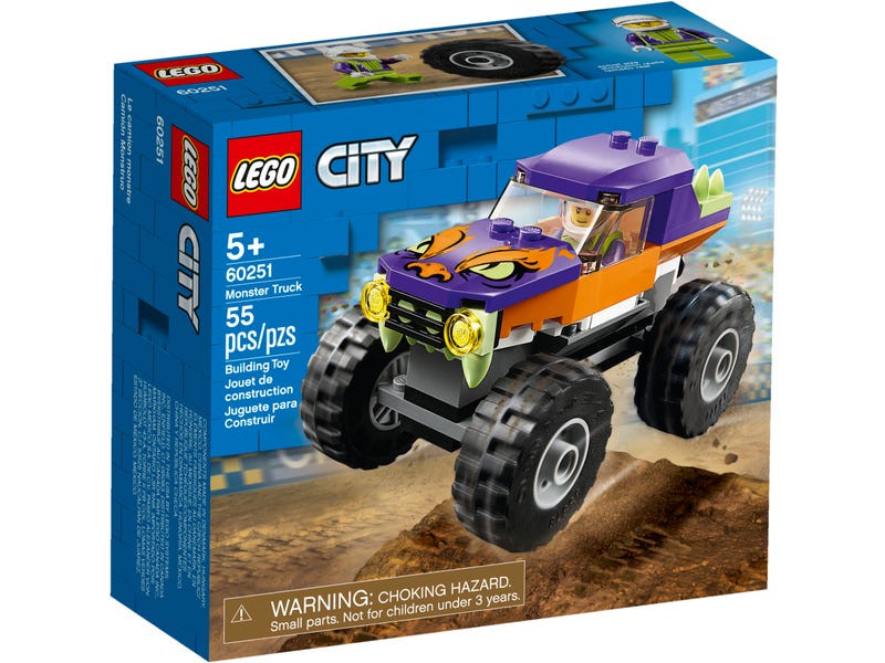 

Конструктор Lego City Монстр-трак 60251, Монстр-трак