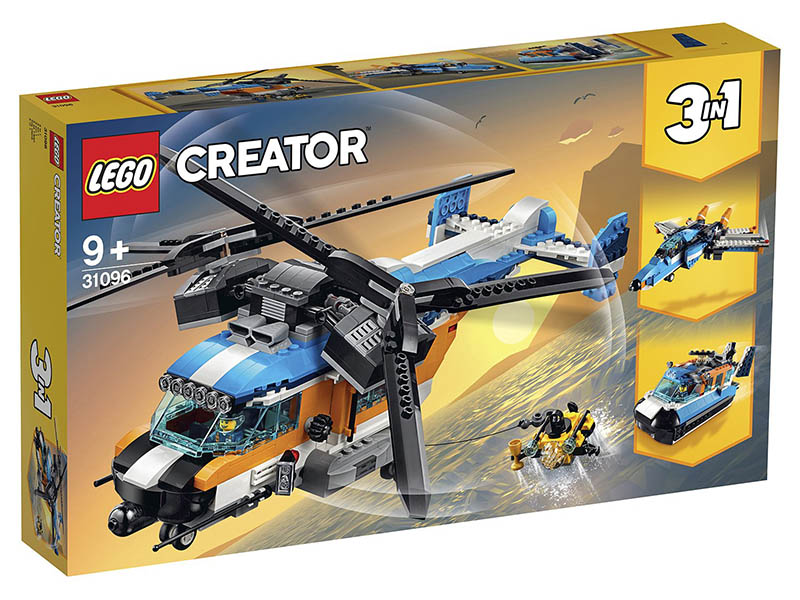 

Конструктор Lego Creator Двухроторный вертолёт 31096, Двухроторный вертолёт