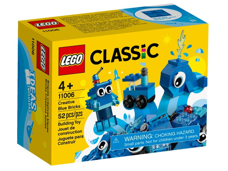фото Конструктор lego classic синий набор для конструирования 11006