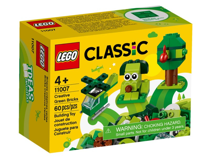 фото Конструктор lego classic зелёный набор для конструирования 11007