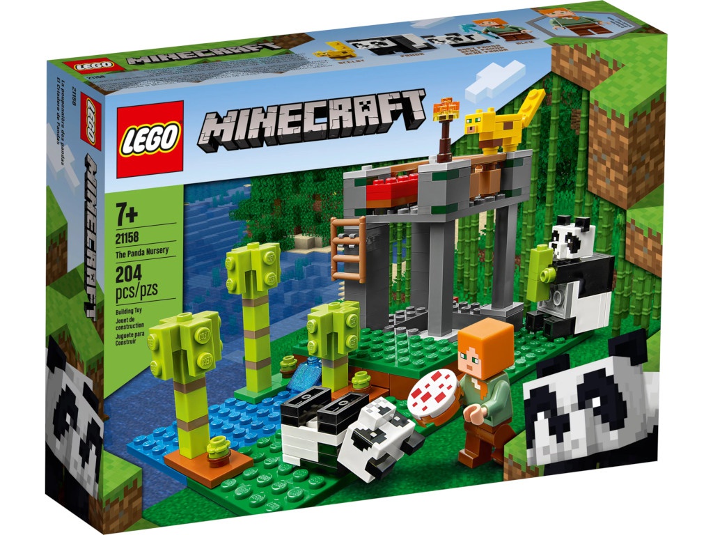 

Конструктор Lego Minecraft Питомник панд 21158, Питомник панд