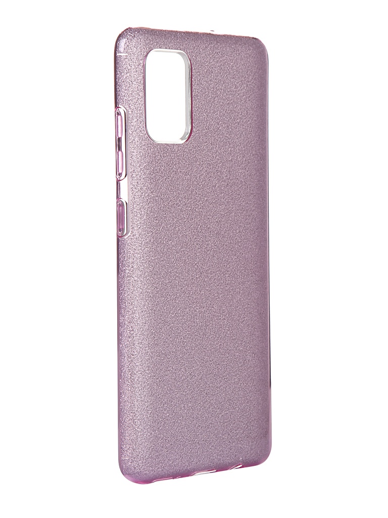 фото Чехол neypo для samsung galaxy a51 2020 brilliant silicone purple crystals nbrl16116