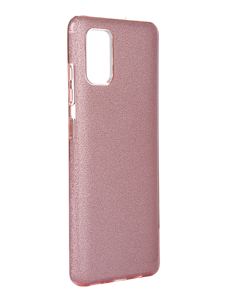 фото Чехол neypo для samsung galaxy a51 2020 brilliant silicone pink crystals nbrl16114