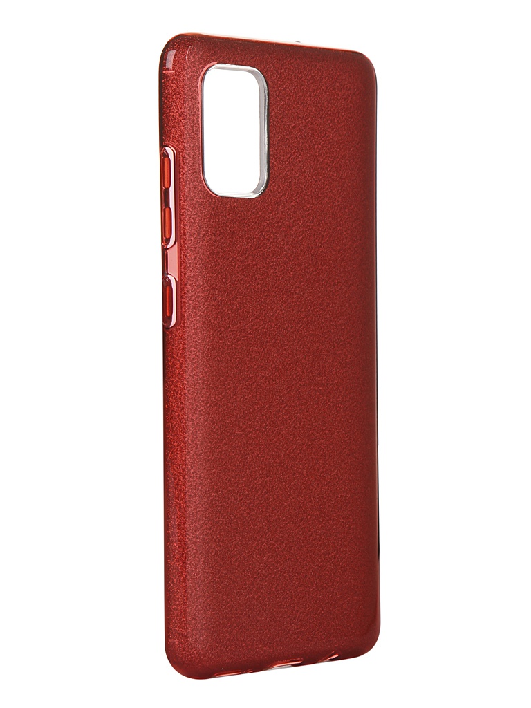 фото Чехол neypo для samsung galaxy a51 2020 brilliant silicone red crystals nbrl16113