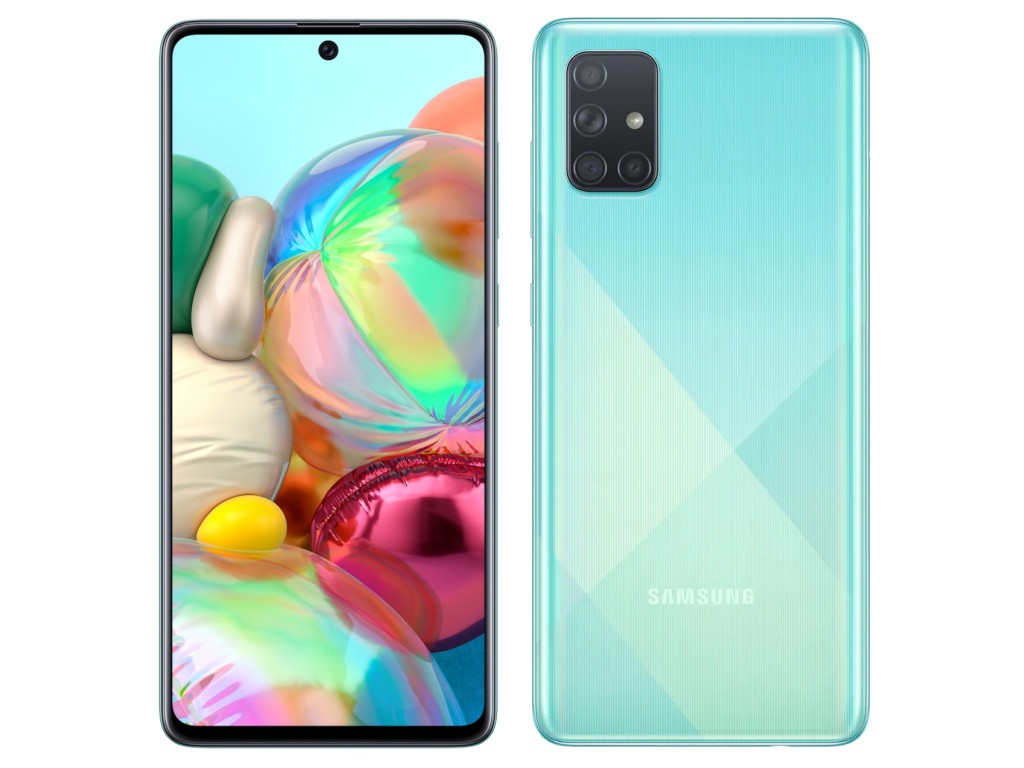 фото Сотовый телефон samsung sm-a715f galaxy a71 6gb/128gb light blue