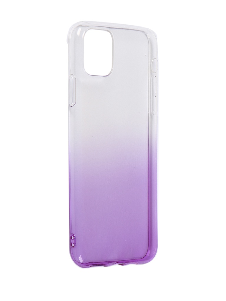 фото Чехол ibox для apple iphone 11 pro max crystal silicone gradient purple ут000019747