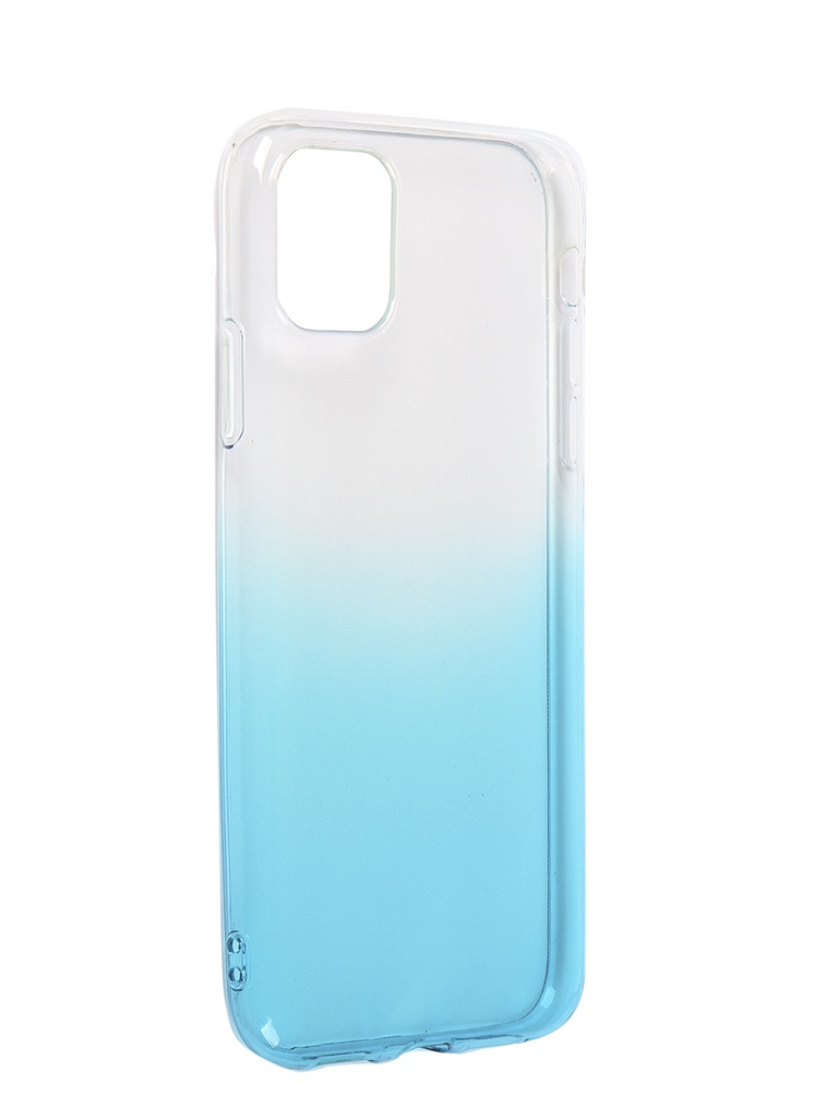 фото Чехол ibox для apple iphone 11 crystal silicone gradient light blue ут000019740