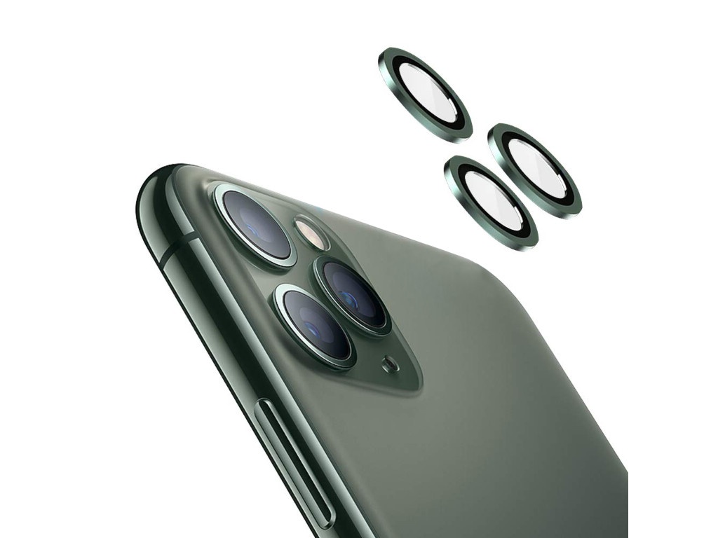 

Защитное стекло для камеры Activ для APPLE iPhone 11 / iPhone11 Pro / iPhone 11 Pro Max Lensprotection Green 112866, 112866
