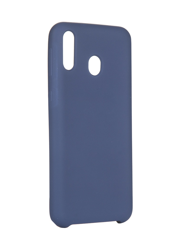 Чехол Innovation для Samsung Galaxy M20 Silicone Cover Blue 15371 чехол книжка red line book cover для xiaomi mi 10 lite