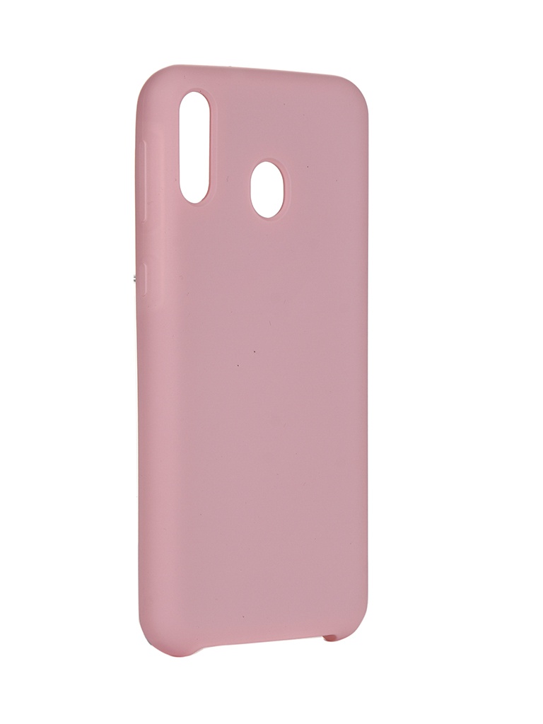 Чехол Innovation для Samsung Galaxy M20 Silicone Cover Pink 15373 матовый soft touch чехол на realme c31 с 3d принтом pink flower