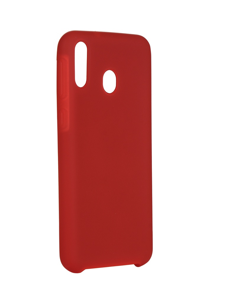 Чехол Innovation для Samsung Galaxy M20 Silicone Cover Red 15370 чехол книжка red line book cover для xiaomi mi 10 lite