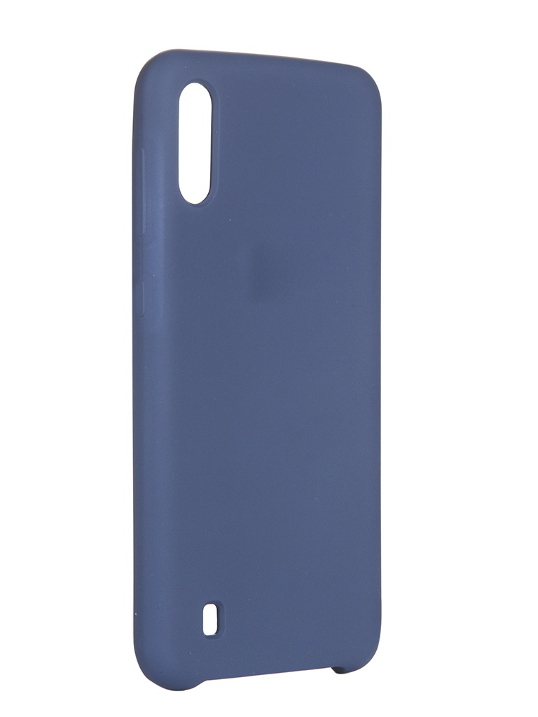 Чехол Innovation для Samsung Galaxy M10 Silicone Cover Blue 15366 чехол df для poco m4 pro 4g с микрофиброй silicone blue pooriginal 06