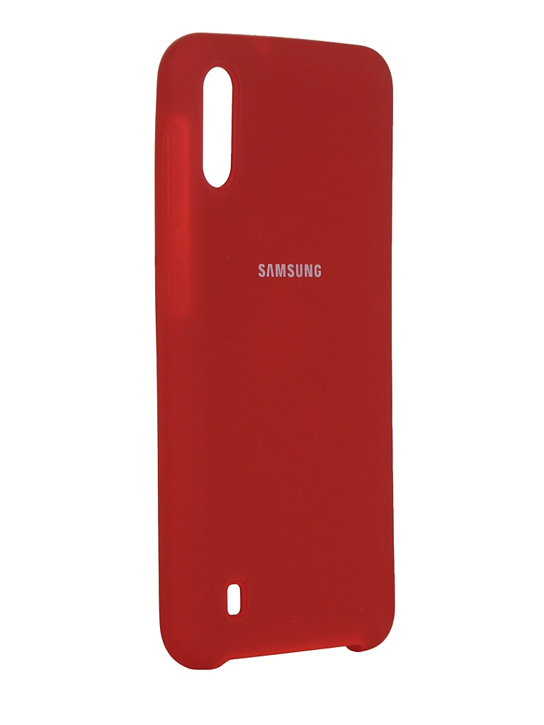Чехол Innovation для Samsung Galaxy M10 Silicone Cover Red 15364 чехол книжка red line book cover для xiaomi mi 10 lite