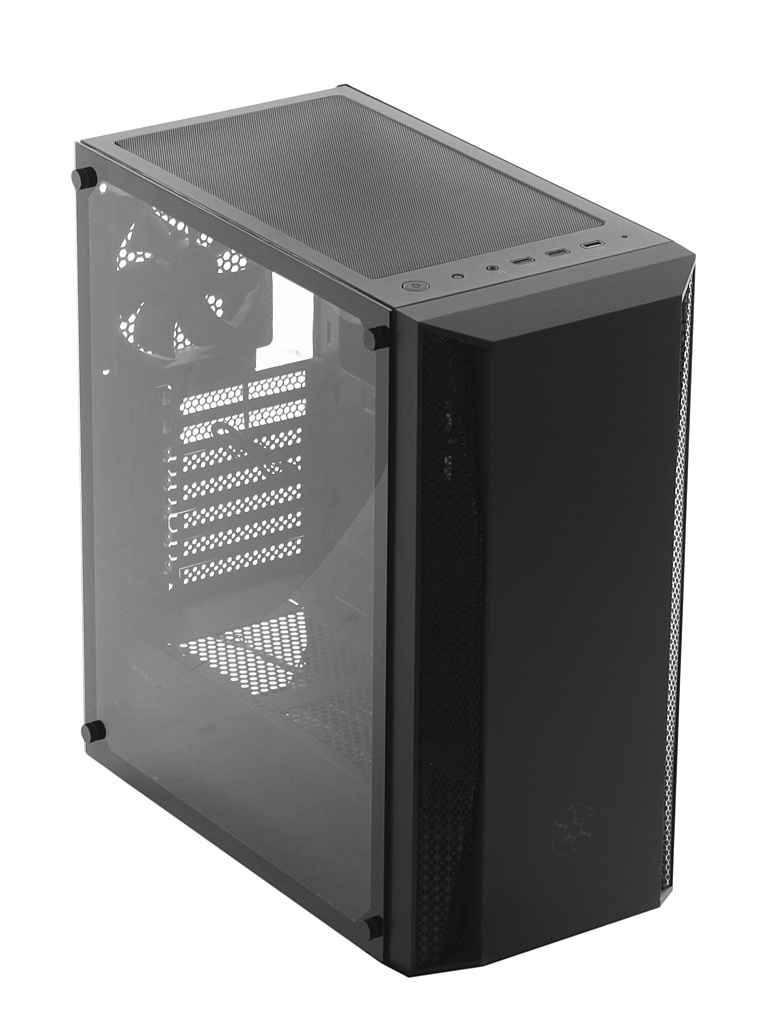 

Корпус SilverStone Case Ss Fara Black SST-FAB1B-G, Case Ss Fara